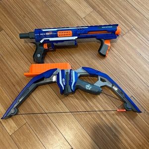 Nerf Stratobow and Rampage